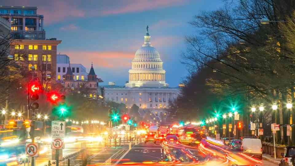 Reise til Washington